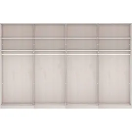 Wiemann Schwebetürenschrank Korfu 296,3 x 217 x 67 cm Grau/Schwarz