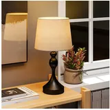Homcom Tischlampe Schwarz