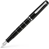 Pelikan Classic M 215 Kolbenfüller schwarz hochglänzend M (mittel)