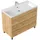 Posseik Waschbecken mit Unterschrank FELLINI 100 eiche gold 100,0 x 48,0 x 83,5 cm