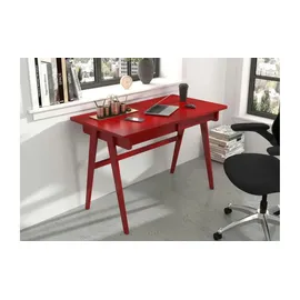 Möbel Kraft Schreibtisch Edda Rot