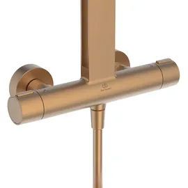 Ideal Standard CerathermAlu+ Duschsystem mit Brausethermostat Bronze BD583BR