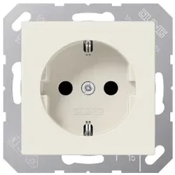 Jung A1520 SCHUKO®-Steckdose, 16 A 250 V ~, Duroplast, Serie AS, weiß