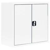 LÜLLMANN Stahlschrank 530307 signalweiß 80,0 x 38,3 x 75,0 cm, aufgebaut