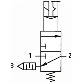 Riegler Schaltventil (3/2-Wegeventil) »multifix«, 24 V DC, BG 1, G 1/4