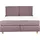 Home Affaire Boxspringbett »Nele« inkl. Topper im schlichtem Design rosa