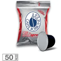 50 Kapseln Pads Caffe' Borbone miscela rossa Respresso Kompatibel Nespresso