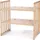 Waldin Babybett OWAL Kinderbett 7in1 mit Matratze, mitwachsendes Kinder-Bett