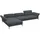 flexlux Ecksofa FLEXLUX "Salino, Funktionssofa mit Recamiere, Relaxsofa, Ecksofa", grau (anthrazit), B:340cm H:88cm T:182cm, 100% Polyester, Sofas, Ecksofa, Sofa mit Arm- und Kopfteil-Verstellungen, Kaltschaum & Stahl-Wellen