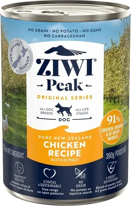 Ziwi PEAK Hundefutterkonserven Huhn 390 g