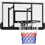 sportnow Basketballkorb mit Rückwand, für Outdoor & Indoor Wandmontage Schwarz