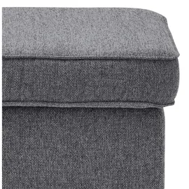 Sconto Hocker Polsterhocker 63 x 43 x 42 cm Anthrazit