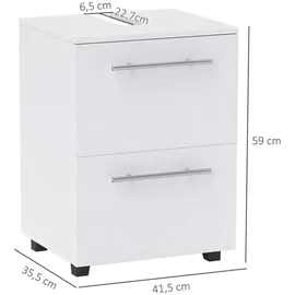 Homcom Waschbeckenunterschrank Spanplatte