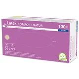 Medi-Inn Latex Comfort Natur Einmalhandschuhe 100 St Verband