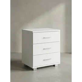 KADIMA DESIGN Nachtschrank Anapo 45 x 34 x 54 cm Weiß