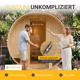 Artsauna Spitzbergen 220 inkl. 8 kW Ofen