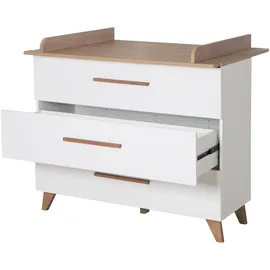 roba Wickelkommode »Ole» - 110x75,5x98cm - weiß / Holz / Holz