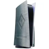 DeinDesign Skin kompatibel mit Sony PlayStation 5 Disc Edition Folie Sticker HSV Hamburger SV Metallic Look