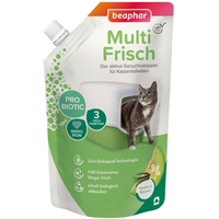 Beaphar Geruchsabsorber - konzentriertes Katzenstreugranulat - neutralisiert unangenehme Gerüche - hinterlässt einen angenehmen Duft (Vanille Melon) - 400 g = bis zu 3 Monate Nutzung