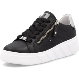 Rieker Plateau Sneaker Damen Schwarz 40