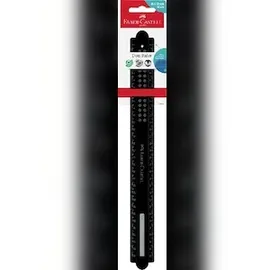 Faber-Castell Lineal Dots 30,0 cm, schwarz