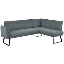 K+W Komfort & Wohnen Eckbank K+W KOMFORT & WOHNEN "Drive", blau (aqua 54), H:91cm T:68cm, Sitzbänke, Eckbank, mit Seitenteilverstellung am langem Schenkel zur Sitzplatzerweiterung