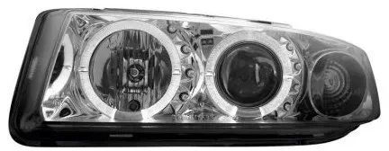Kristall-Scheinwerfer Angel Eyes SEAT LEON / TOLEDO (99–04) - Chrom