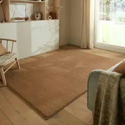 Kadima Design Teppich Kurzflor 80x150  Hotelqualität, Braun  Professionelle Reinigung möglich  Bürogeeignet  Blith Kollektion