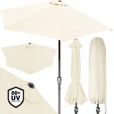 Kingsleeve Sonnenschirm 270 x 135 cm creme