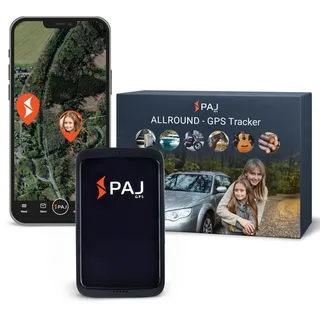Paj GPS Allround Finder - GPS Tracker für Kinder, Senioren, Autos, Motorräder, Echtzeitortung, bis zu 60 Tage Akkulaufzeit, Ortungsgerät für Diebstahlschutz, Alarmbenachrichtigungen, mit SOS Knopf