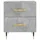 vidaXL Nachttisch Betongrau 40x35x47,5 cm Holzwerkstoff