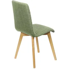 OTTO home Esszimmerstuhl Arosa Polyester grün 2er Set