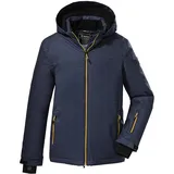 Killtec Jungen Ksw 179 Bys Jckt Skijacke Funktionsjacke mit Kapuze und Schneefang, dunkelnavy, 152 EU