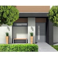 Splendoor Haustür Thermodoor PLUS SP50G  (110 x 210 cm, DIN Anschlag: Links, Verkehrsgrau)