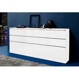 Home Affaire Highboard 240 x 105 x 40 cm Weiß hochglanz