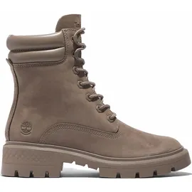 Timberland Winterstiefel TIMBERLAND "CORTINA VALLEY MID LACE UP WATERPROOF BOOT", Damen, Gr. 38, beige, Leder, Schuhe Winterstiefel, Winterschuhe, Winterboots, Schnürboots, Schnürstiefel, wasserdicht