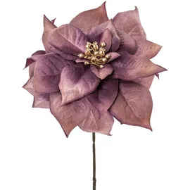 Creativ green Winterliche Kunstpflanze 56 cm lila