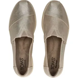 TOMS Alpargata Plus Damen Champagne Metallic 39