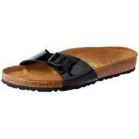 BIRKENSTOCK Madrid schwarz Lack BF Gr. 35-43 040301 + 040303, Größe + Weite:42 normal, Farben:Schwarz - 38 EU