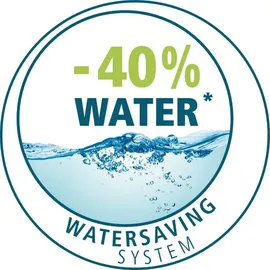 Wenko Duschkopf Watersaving Kunststoff Silber