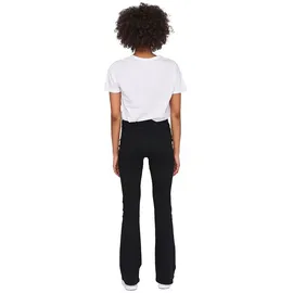 Noisy May Damen Nmsallie Hw Flare Vi023bl Noos Jeans, Schwarz, 26W / 32L EU - 26W / 32L