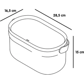 Plastia Biomüll Behälter 31 l Elfenbein