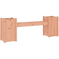 VidaXL Gartenbank mit Pflanzkübeln 180x36x63 cm Massivholz Douglasie