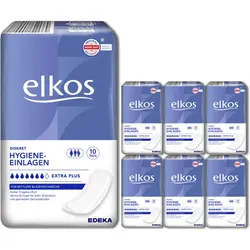 elkos Hygiene-Einlagen Extra Plus 6x10ST
