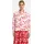 Milano Italy Langarmbluse mit All Over Print Weiß 44