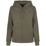 Build Your Brand Basic Reißverschlusspullover - Olive / 4XL