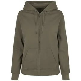 Build Your Brand Basic Reißverschlusspullover - Olive / 4XL