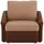 Home Affaire Schlafcouch Kunstleder 2-Sitzer Braun