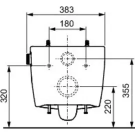 TECE Dusch-WC, Kaltwasser weiß