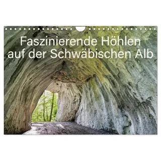 Calvendo Faszinierende Höhlen auf der Schwäbischen Alb (Wandkalender 2026 DIN A4 quer), CALVENDO Monatskalender: Höhlen sind ideale Ausflugsziele. (CALVENDO Natur)